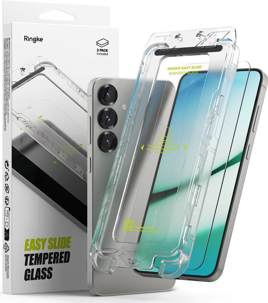 Tvrzené sklo RINGKE EASY SLIDE 2-PACK GALAXY S24 / S25 CLEAR