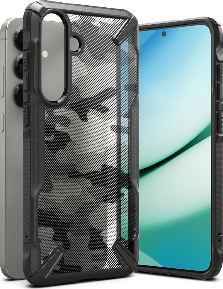 RINGKE FUSION X GALAXY S25 CAMO BLACK
