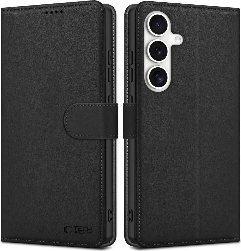 TECH-PROTECT WALLET GALAXY S25 BLACK