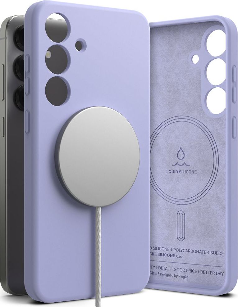 RINGKE SILICONE MAGNETIC MAGSAFE GALAXY S25+ PLUS LAVENDER