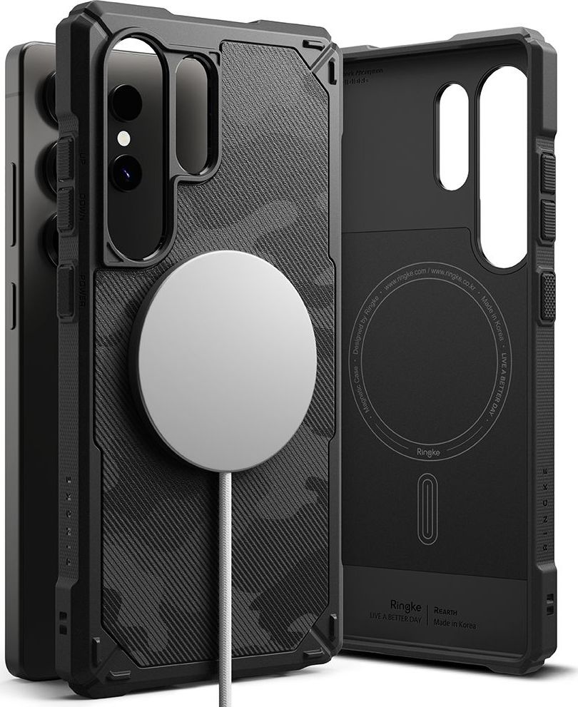 RINGKE RUGGED GEAR MAGNETIC MAGSAFE GALAXY S25 ULTRA CAMO BLACK
