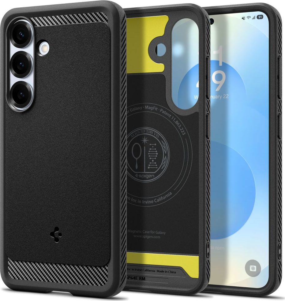 SPIGEN RUGGED ARMOR MAG MAGSAFE GALAXY S25+ PLUS MATTE BLACK