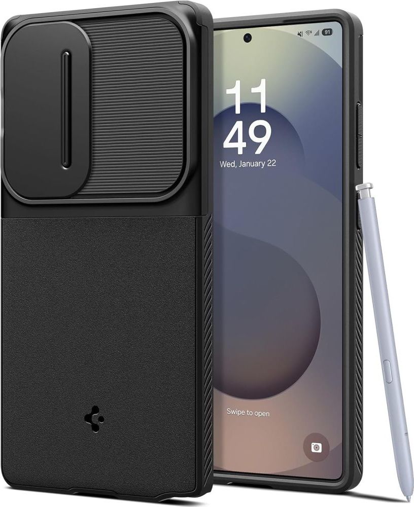SPIGEN OPTIK ARMOR GALAXY S25 ULTRA BLACK