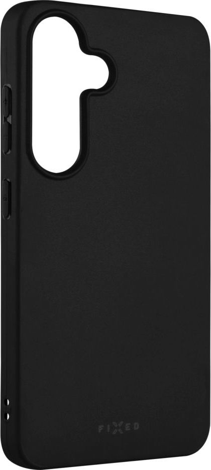 Zadní pogumovaný kryt FIXED Story pro Samsung Galaxy S25, černý