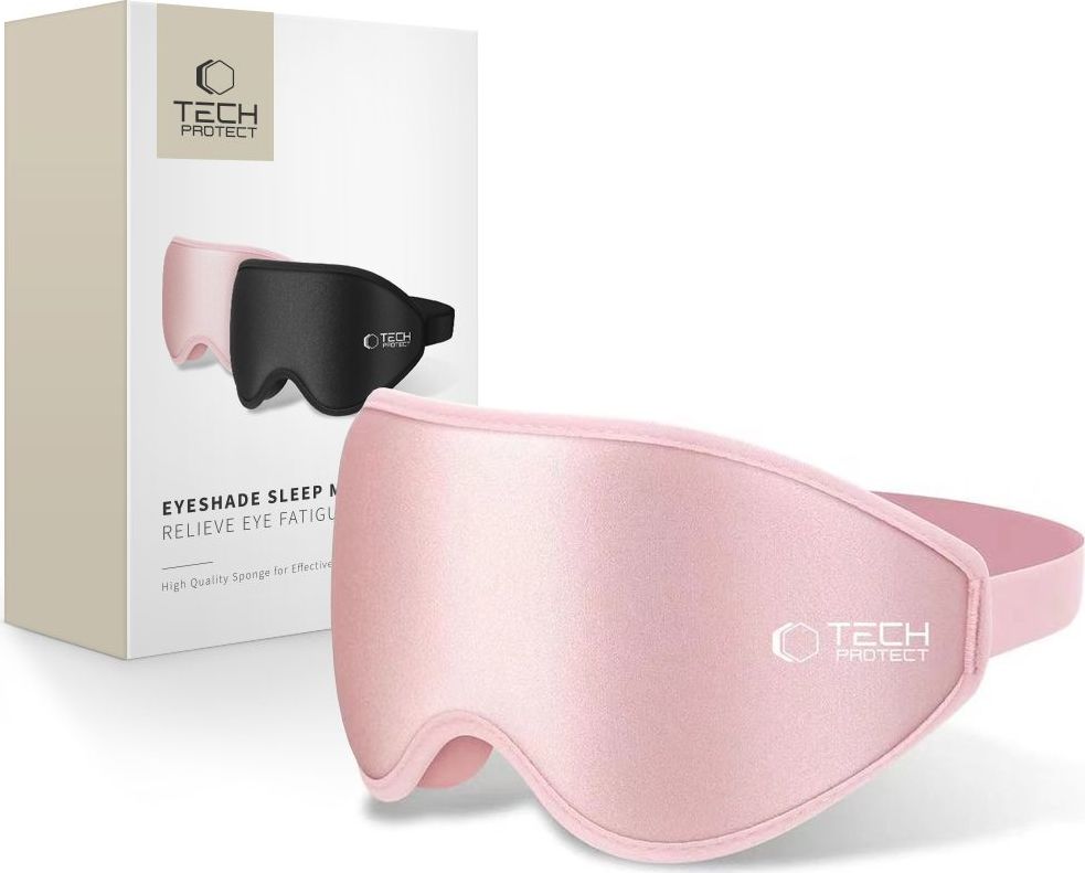 TECH-PROTECT EYESHADE SLEEP MASK BABY (cestovní maska na spaní do letadla a auta apod.) PINK