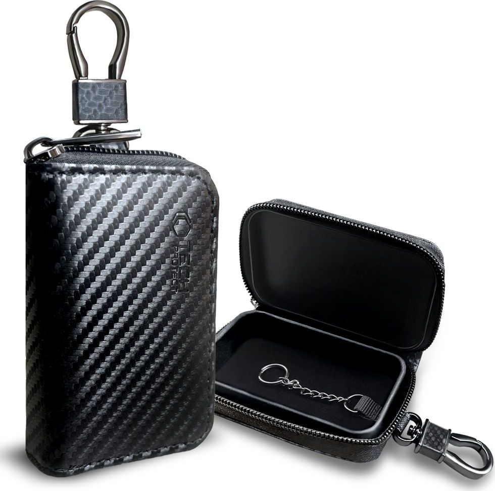 Faradayova klec TECH-PROTECT KLR300 POUCH KEYLESS RFID SIGNAL BLOCKER CASE CARBON