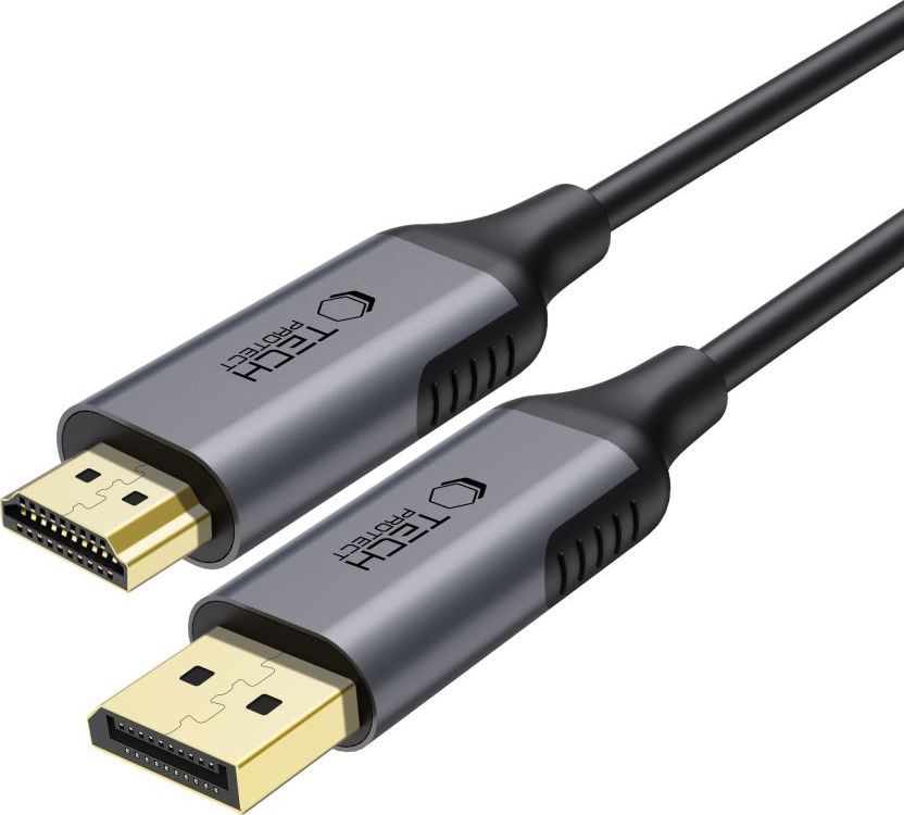TECH-PROTECT ULTRABOOST CABLE DISPLAYPORT TO HDMI 2.0 4K 60HZ 200CM BLACK