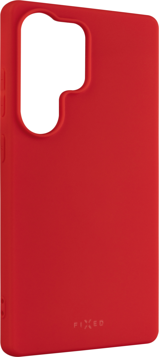 Zadní pogumovaný kryt FIXED Story pro Samsung Galaxy S25 Ultra, červený