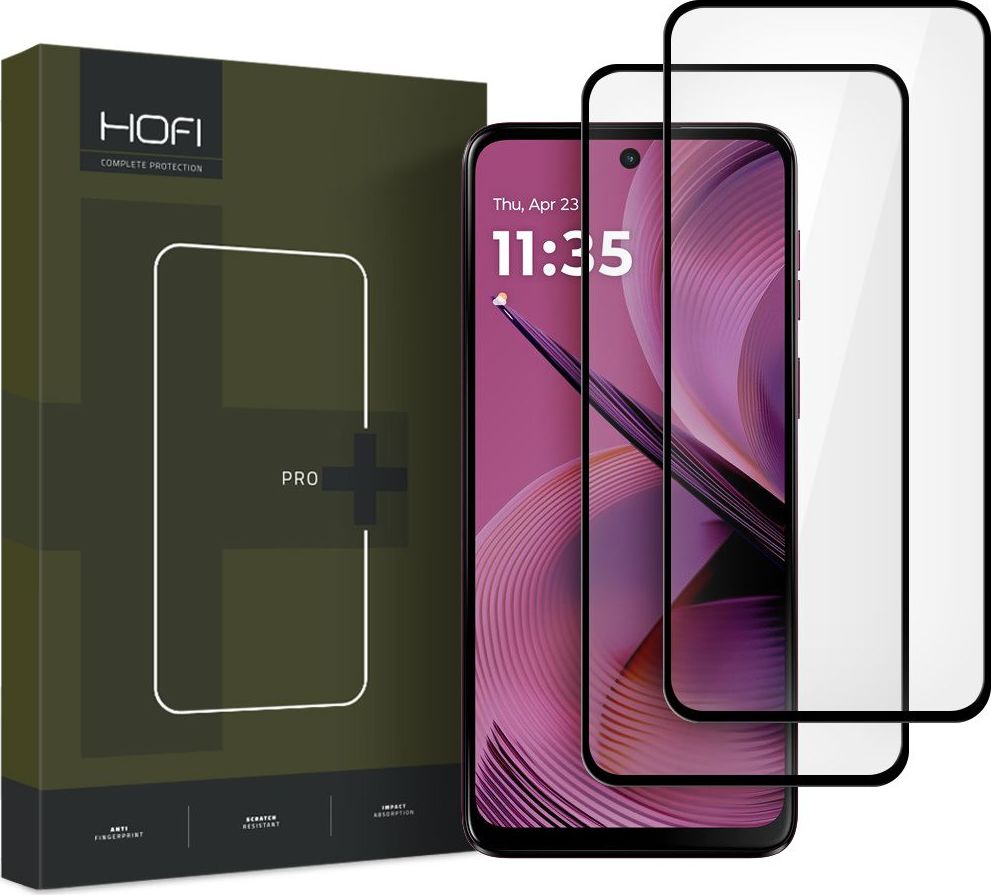 Tvrzené sklo HOFI GLASS PRO+ 2-PACK MOTOROLA MOTO G54 5G / G54 5G POWER / G55 5G BLACK