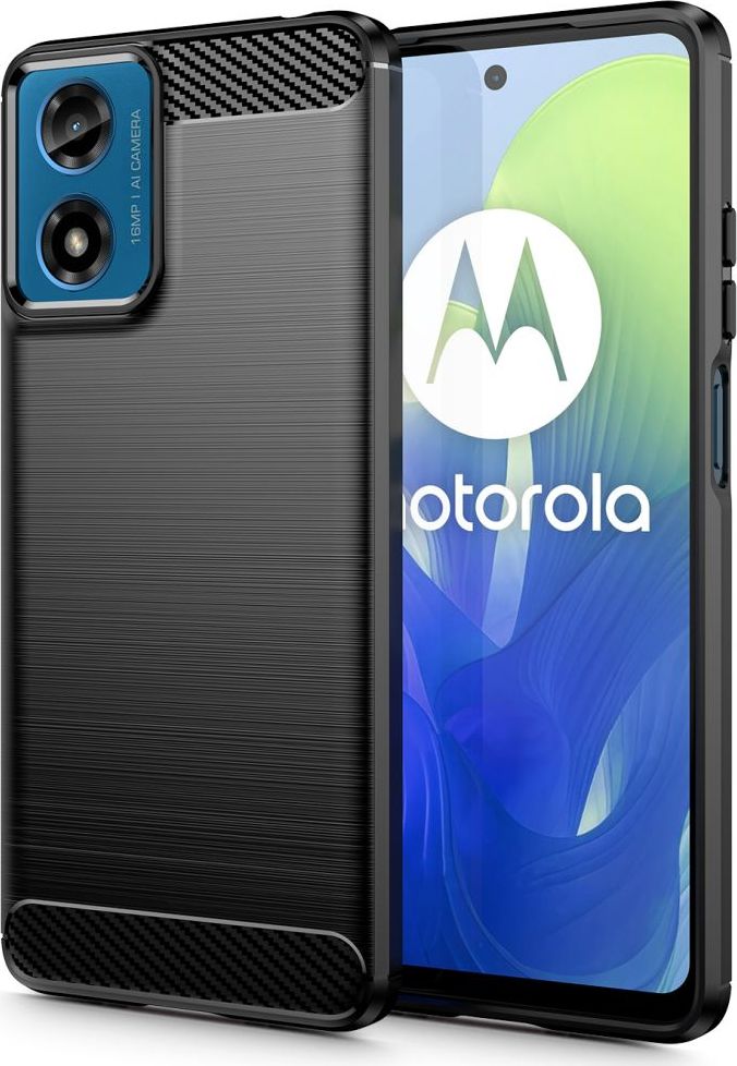 TECH-PROTECT TPUCARBON MOTOROLA MOTO G24 / G24 POWER / G04 / E14 BLACK