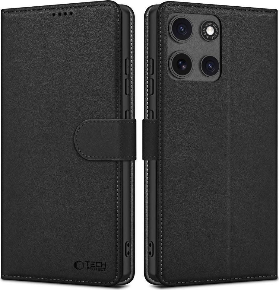 TECH-PROTECT WALLET MOTOROLA MOTO G15 / G15 POWER MATTE BLACK