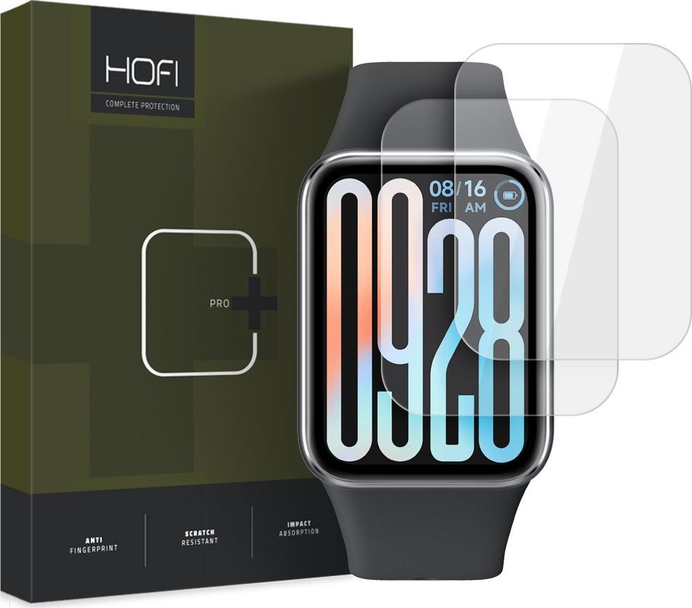 Hybridní fólie HOFI HYDROFLEX PRO+ 2-PACK XIAOMI SMART BAND 9 PRO CLEAR