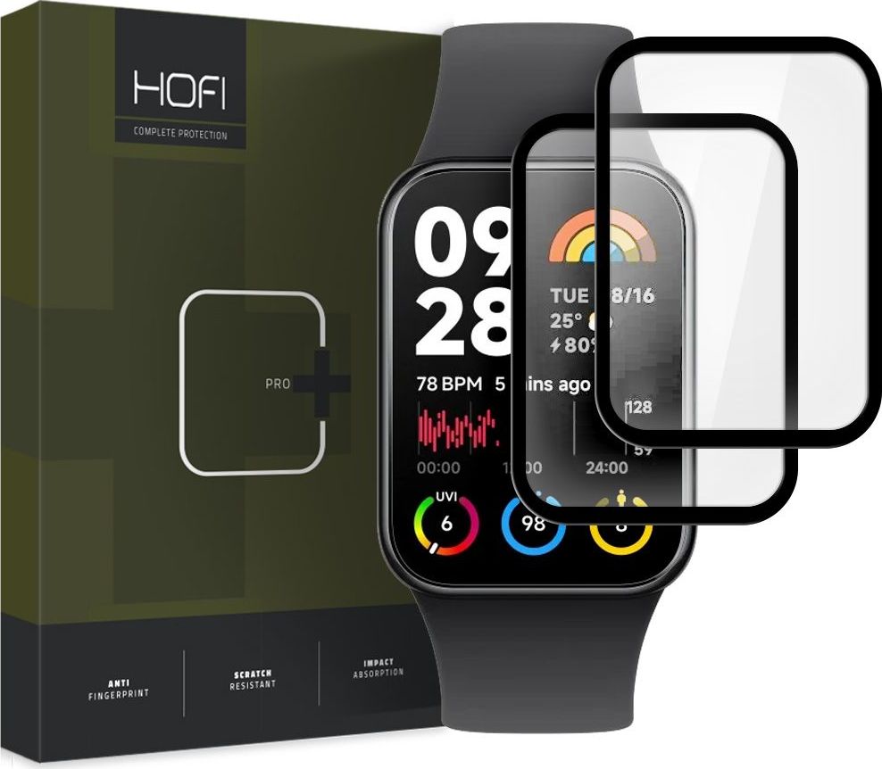 Hybridní sklo HOFI HYBRID PRO+ 2-PACK XIAOMI SMART BAND 8 PRO BLACK