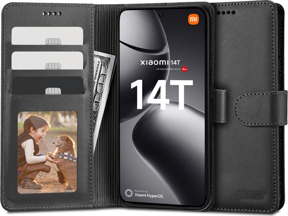 TECH-PROTECT WALLET XIAOMI 14T BLACK
