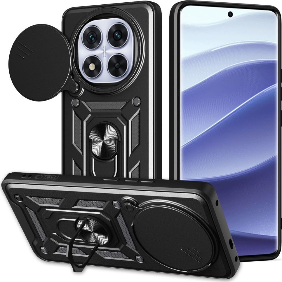 TECH-PROTECT CAMSHIELD PRO XIAOMI REDMI NOTE 14 PRO+ PLUS 5G MATTE BLACK