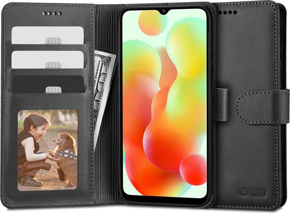 TECH-PROTECT WALLET XIAOMI REDMI 12C BLACK