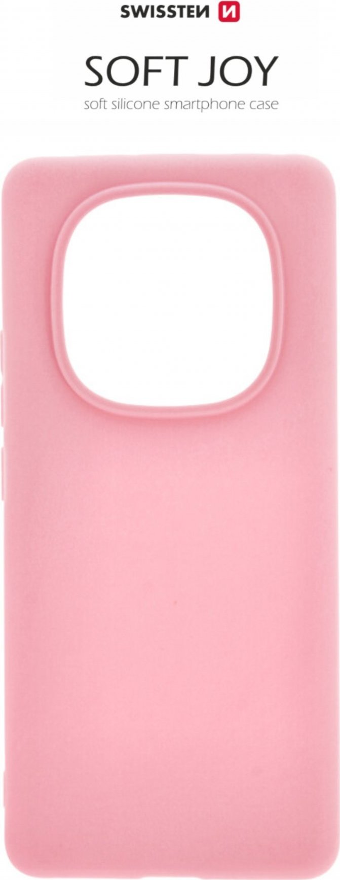 POUZDRO SWISSTEN SOFT JOY PRO XIAOMI REDMI NOTE 14 PRO 5G RŮŽOVÉ
