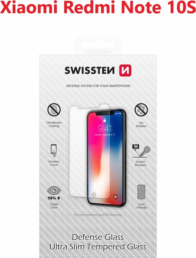 OCHRANNÉ TEMPEROVANÉ SKLO SWISSTEN PRO XIAOMI REDMI NOTE 10S RE 2,5D