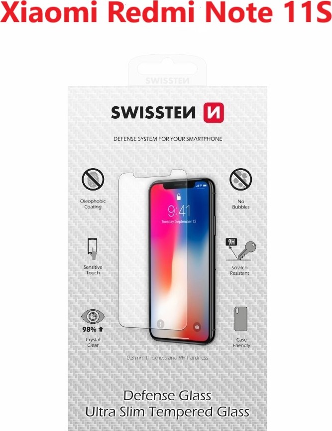 OCHRANNÉ TEMPEROVANÉ SKLO SWISSTEN PRO XIAOMI REDMI NOTE 11S RE 2,5D