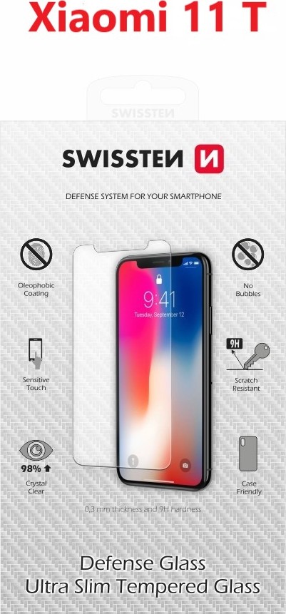OCHRANNÉ TEMPEROVANÉ SKLO SWISSTEN PRO XIAOMI 11 T RE 2,5D