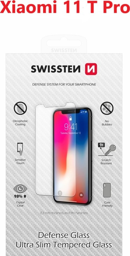 OCHRANNÉ TEMPEROVANÉ SKLO SWISSTEN PRO XIAOMI 11 T PRO RE 2,5D