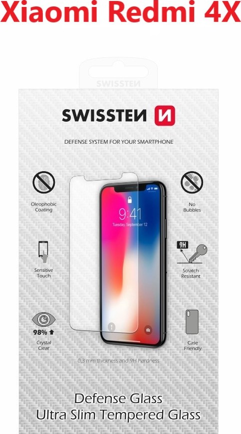 OCHRANNÉ TEMPEROVANÉ SKLO SWISSTEN PRO XIAOMI REDMI 4X RE 2,5D