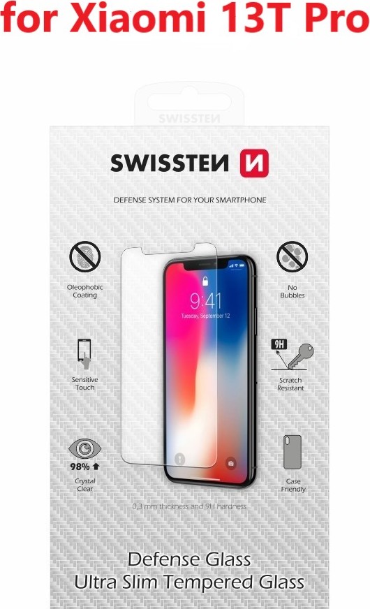 OCHRANNÉ TEMPEROVANÉ SKLO SWISSTEN PRO XIAOMI 13T PRO RE 2,5D