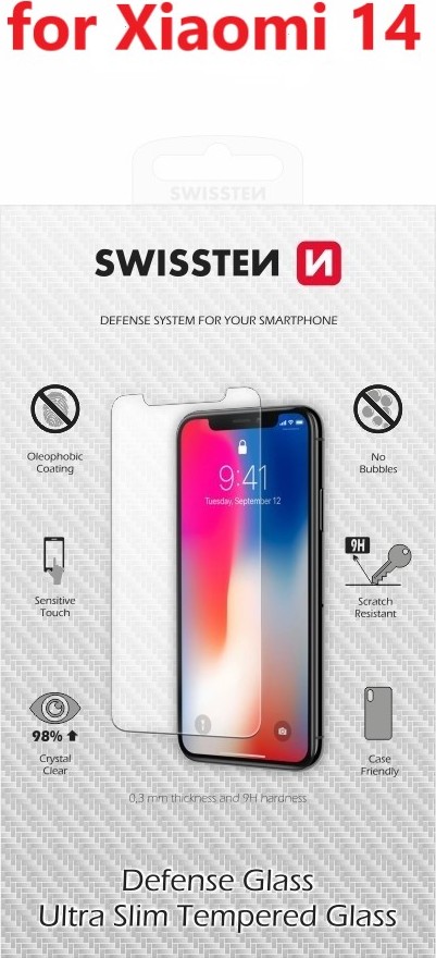 OCHRANNÉ TEMPEROVANÉ SKLO SWISSTEN PRO XIAOMI 14 RE 2,5D