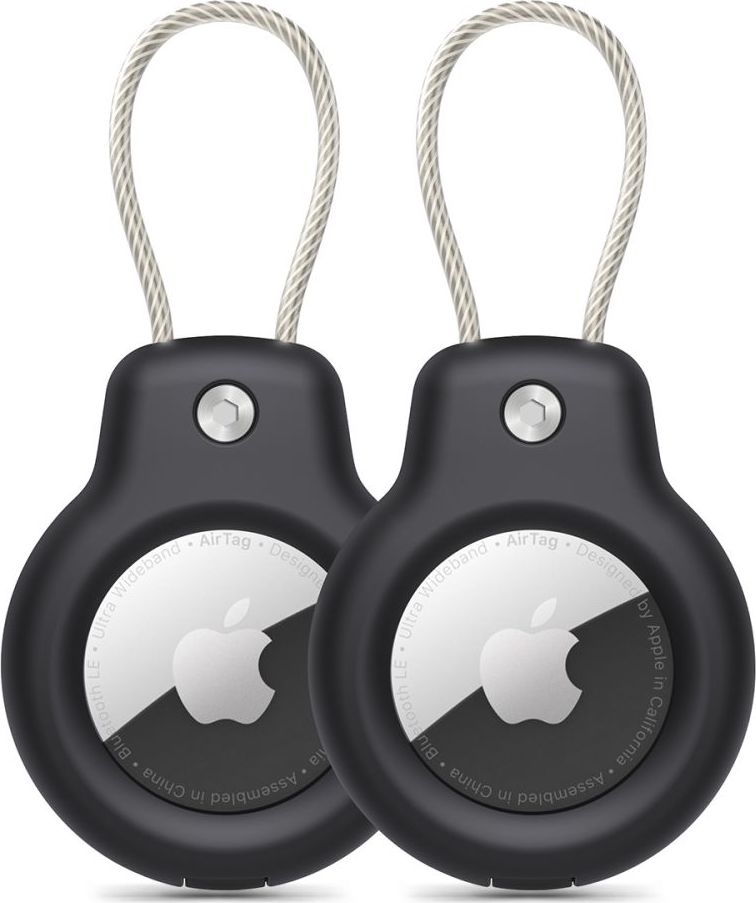 TECH-PROTECT ROUGH VEIN 2-PACK APPLE AIRTAG 1 / 2 BLACK