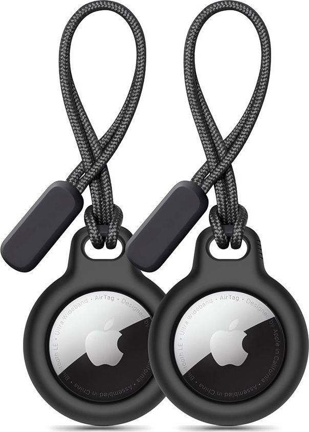 TECH-PROTECT ROUGH CHAIN 2-PACK APPLE AIRTAG 1 / 2 BLACK
