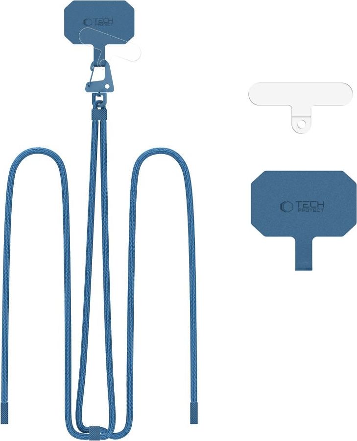 TECH-PROTECT C5S ROPE CROSSBODY STRAP NAVY BLUE