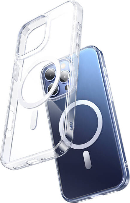 Magnetické pouzdro McDodo PC-4923 pro iPhone 16 Pro Max (průhledné)