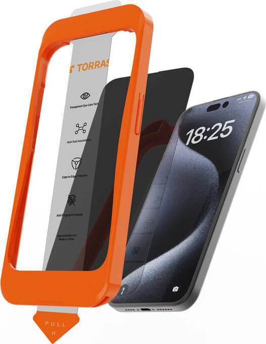 Tvrzené sklo Torras Install Master pro iPhone 16