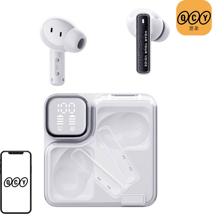 Sluchátka TWS QCY MeloBuds Neo T31 (bílá)
