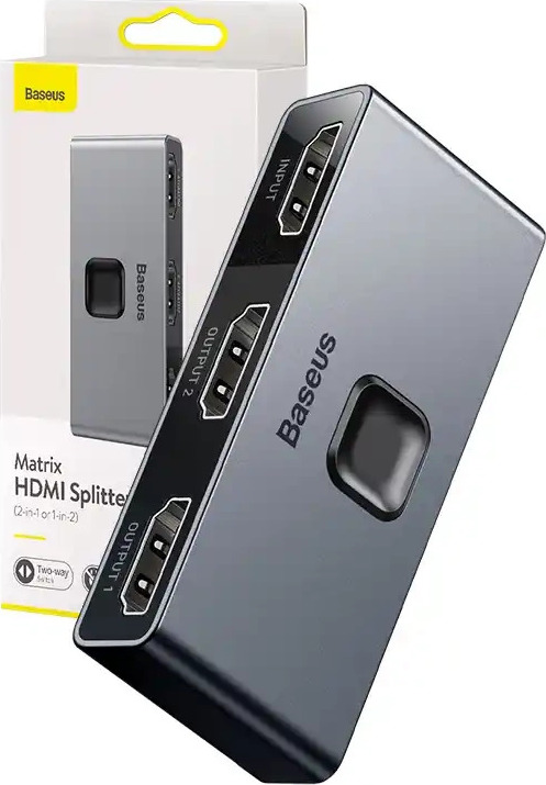 Redukce Baseus Matrix Two-way divider / splitter HDMI