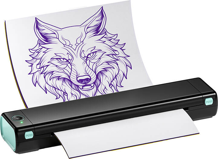 Přenosná tiskárna štítků Phomemo tattoo (černá a zelená)