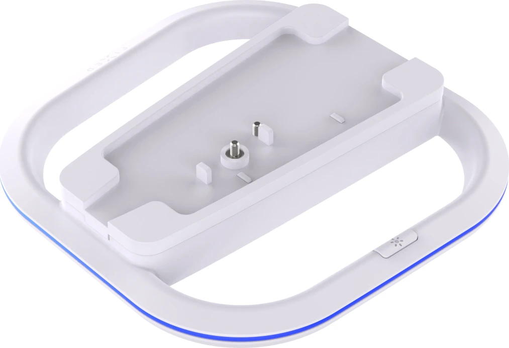 Stojánek FIXED pro PlayStation 5, 5 (Slim) a 5 Pro s RGB LED podsvícením, bílý