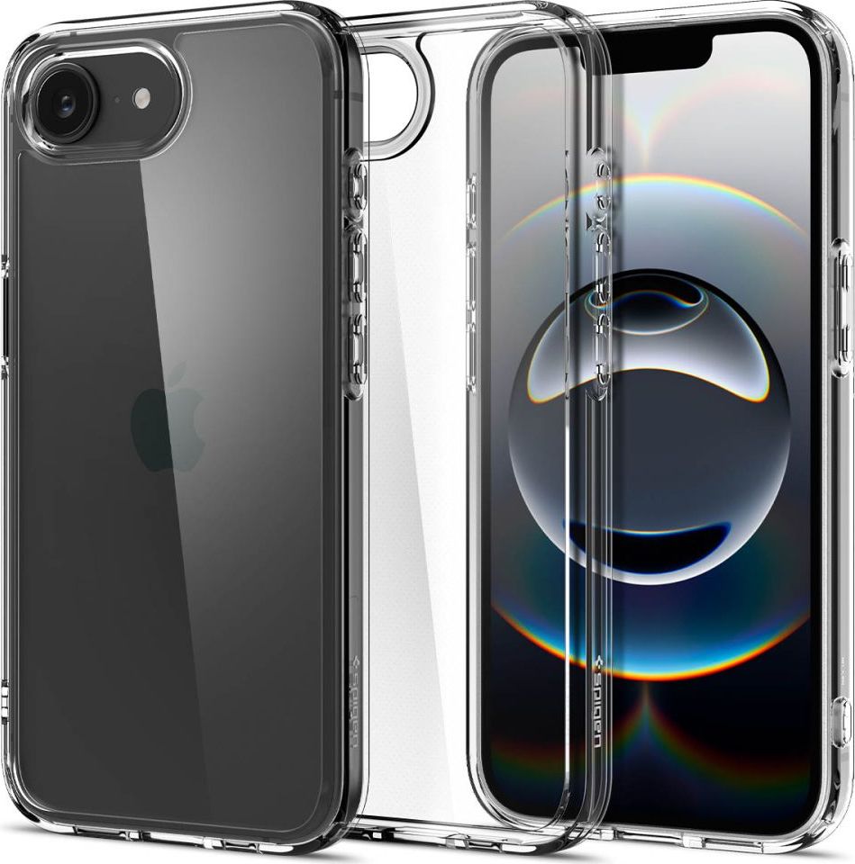 SPIGEN ULTRA HYBRID IPHONE 16E CRYSTAL CLEAR