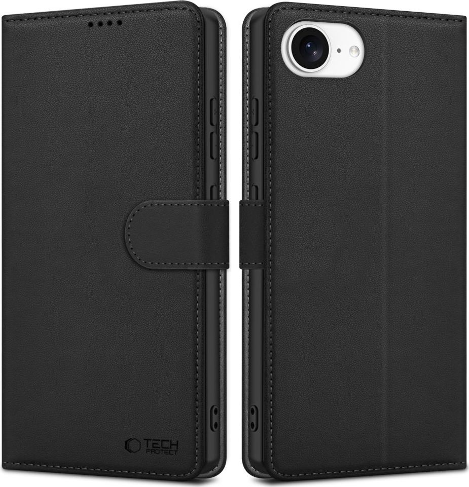 TECH-PROTECT WALLET IPHONE 16E MATTE BLACK