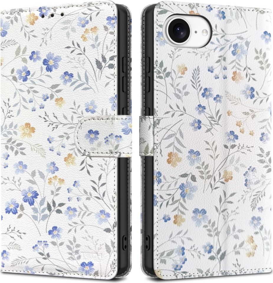 TECH-PROTECT WALLET IPHONE 16E SPRING FLOWERS