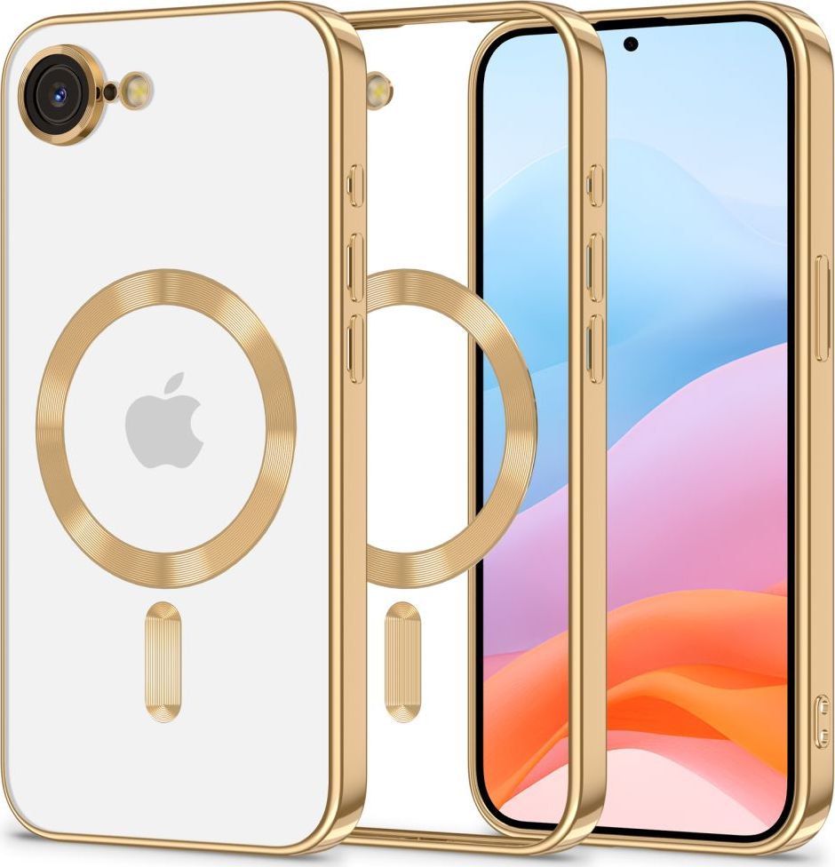 TECH-PROTECT MAGFLEX MAGSAFE IPHONE 16E SHINY GOLD