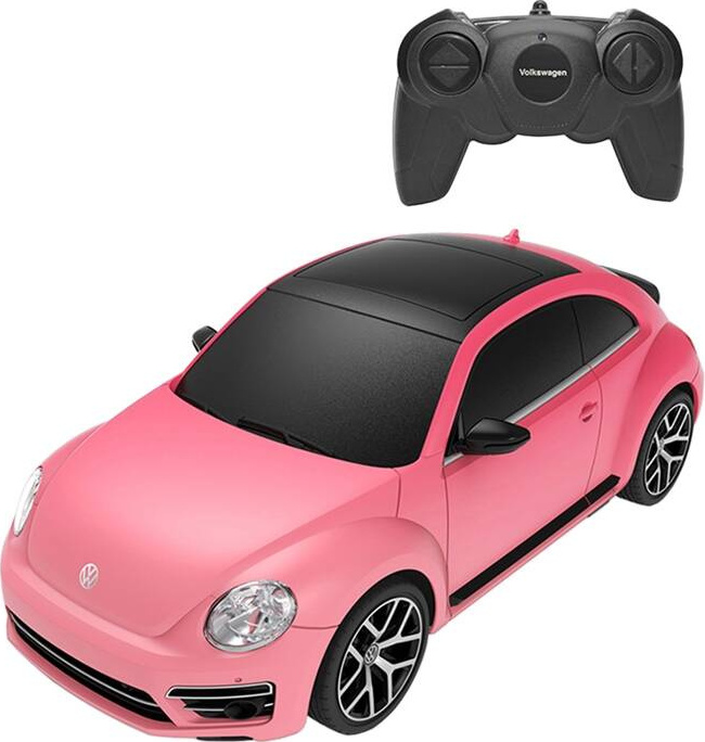 RASTAR R/C 1:24 Volkswagen Beetle auto na dálkové ovládání - změna barvy (růžové)
