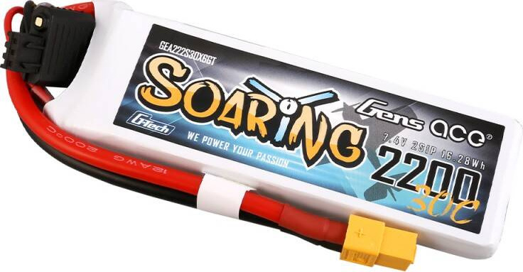 Baterie Gens Ace G-Tech Soaring 2200mAh 7,4V 30C 2S1P XT60
