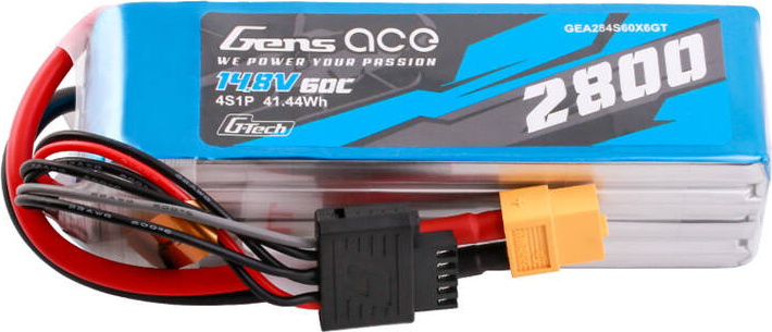 Gens ace G-Tech Soaring 2800mAh 14,8V 60C 4S1P LiPo XT60