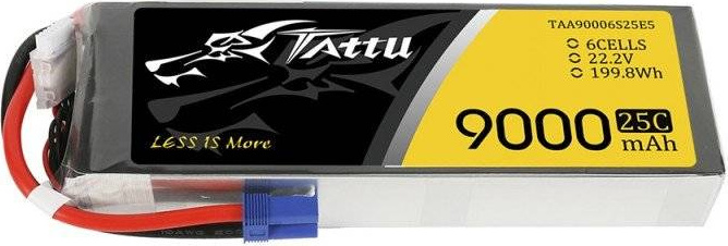 Baterie Tattu 9000mAh 22,2V 25C 6S1P