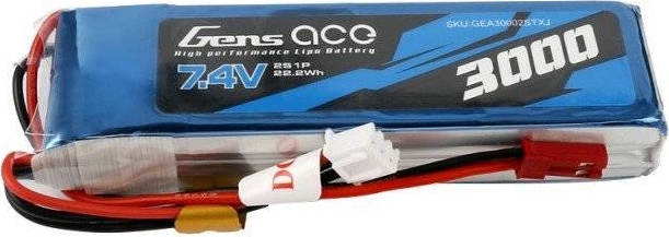 Baterie Gens Ace 3000mAh 7,4V 1C 2S1P LiPo