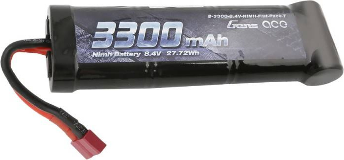 Baterie Gens Ace 3300mAh 8,4V NiMH Flat T Plug