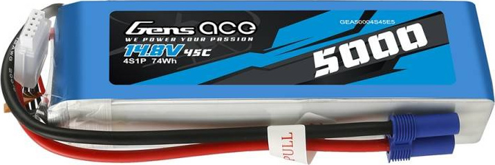 Baterie Gens Ace 5000mAh 14,8V 45C 4S1P