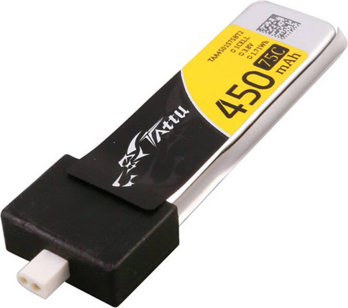 Gens Ace 450mAh 3.8V 75C 1S1P HV Lipo Batteries (5pcs).