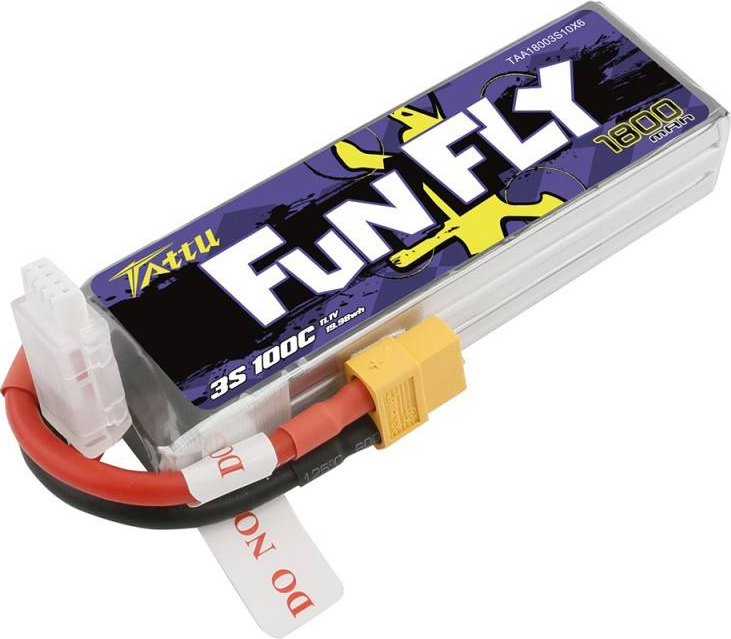 Akumulátor Tattu Funfly 1800mAh 11,1V 100C 3S1P XT60